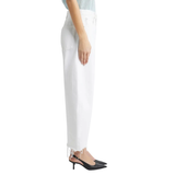 The Bubble Crop Jeans Frey White