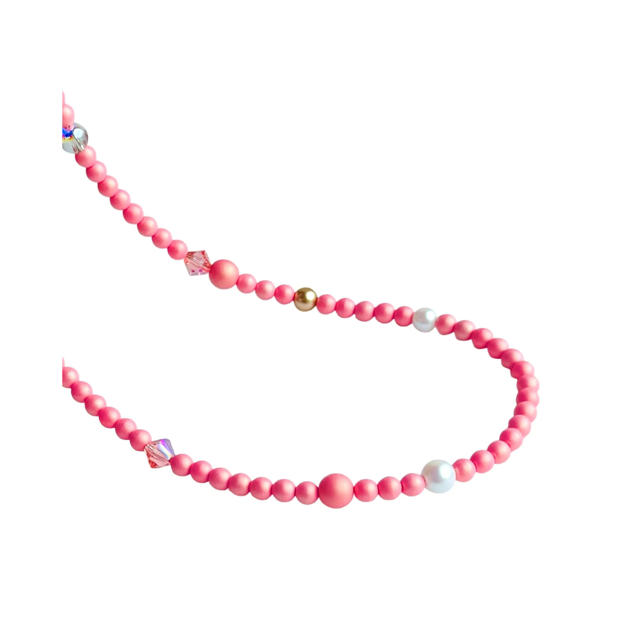 Sherbet Drop Pink Necklace