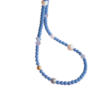Sherbet Drop Blue  Necklace