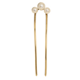 Gretel Hairpin Gold Pearl