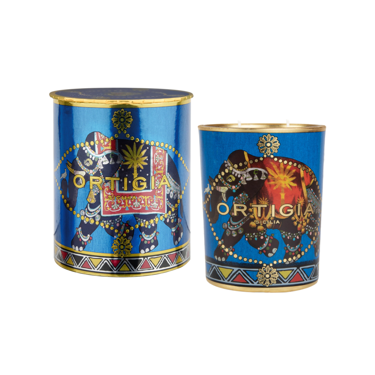 Sandalo Decorated Candle Medium