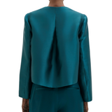 Ruthie Satin Blouse Teal