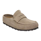 Naples Taupe Suede Wrapped Clogs