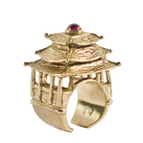 Pagoda Ring Gold