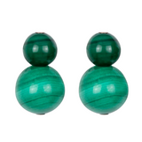 Cara Earrings Malachite