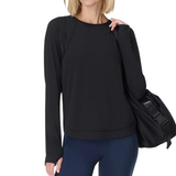 Breathe Easy L/S Top Black
