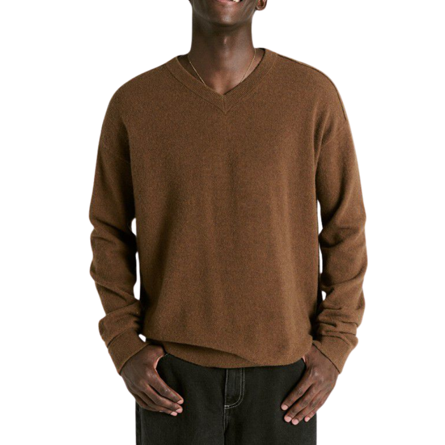 Raxon VNeck Men's Knit Chestnut