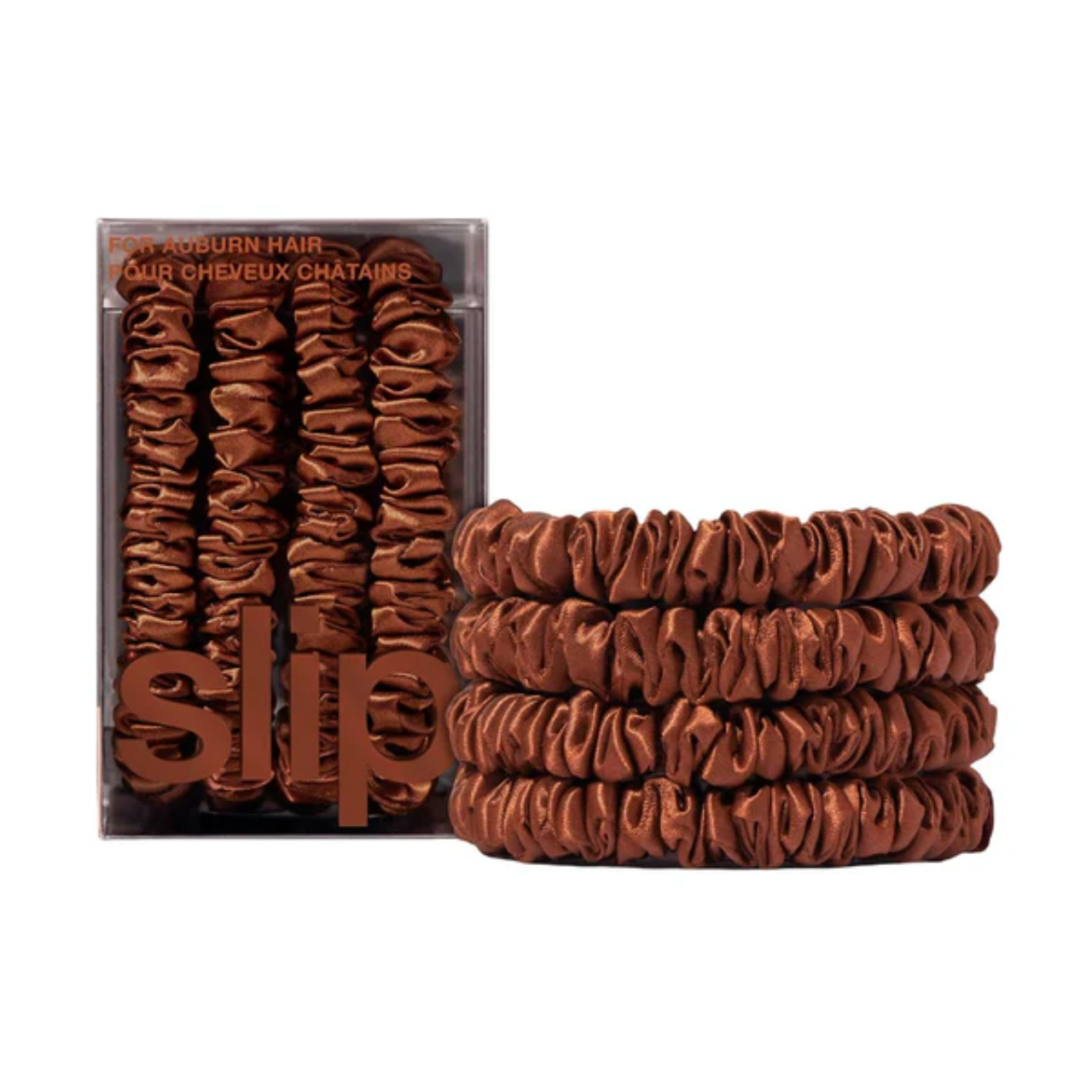 Back To Basis Skinny Scrunchies Auburn