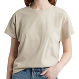 Kelly Boxy Tee Soft Beige