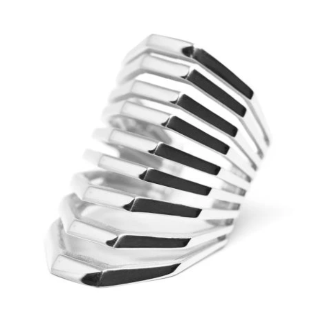 Spanish Steps Ring Silver