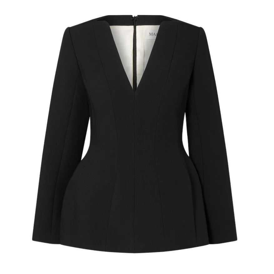 Ninni Cut-Out Shoulder Top Black