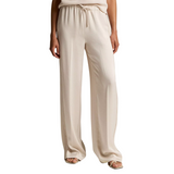 Mid Waist Crepe Pull On Pant Blush