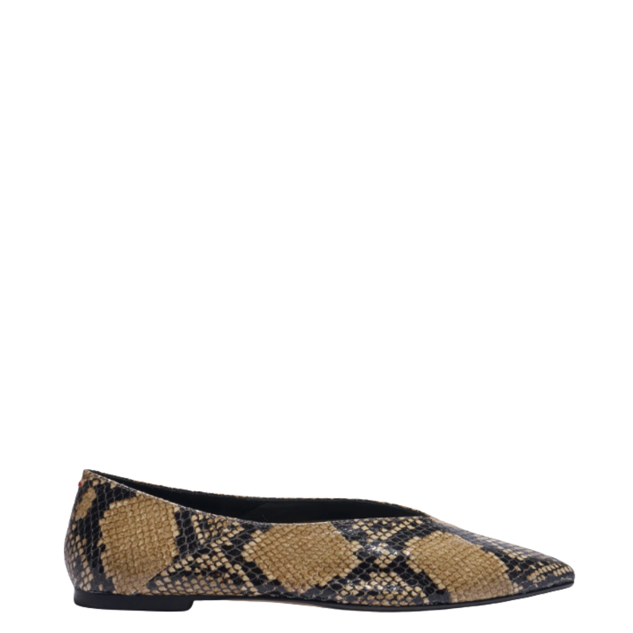 Moa Pointed Toe Flats Hazelnut