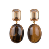 Xiomara Earrings Tigers Eye