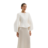 Vendela Balloon Sleeve Blouse Ivory