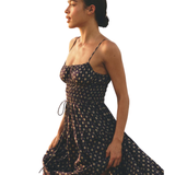Safia Dress Navy Cadiz Foulard