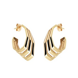 Spanish Steps Earrings Gold