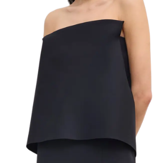 Square Tube Top Black