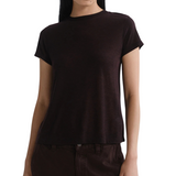Long Line Adine Tee Plum
