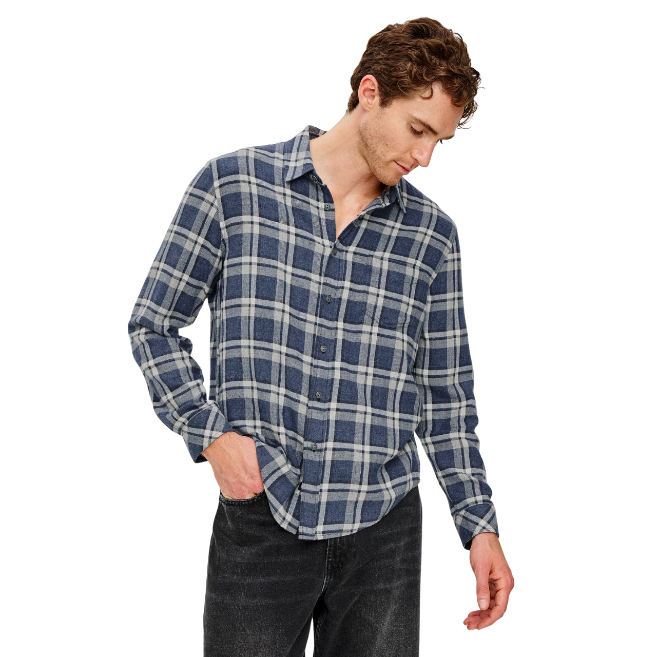 Lennox Men's Shirt Nocturne Shimmer
