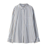 Jansell Shirt Taupe Stripe