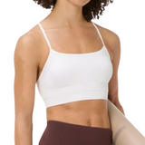 Spirit Restored Yoga Bra White
