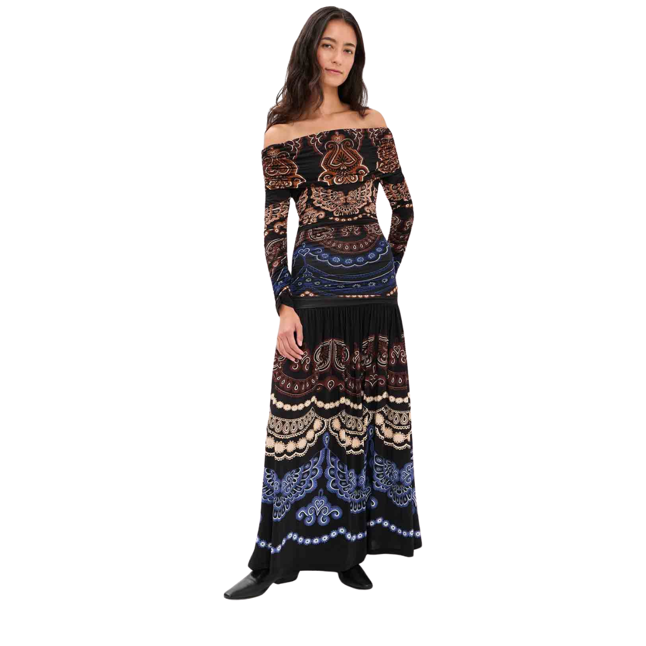 Nicole Black Maxi Dress