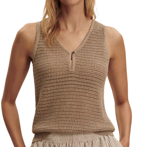 Ramon Knit Tank Sepia