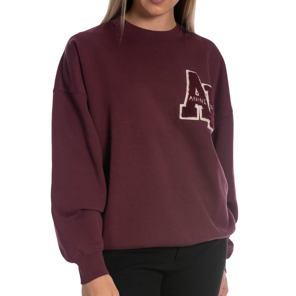 Miles Sweatshirt Letterman Fig