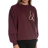 Miles Sweatshirt Letterman Fig
