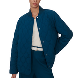 Luca Quilted Jacket Sea Blue