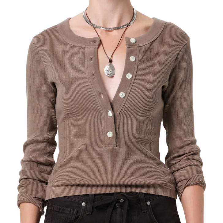 Varra Henley Top Coca