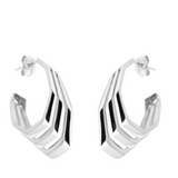 Spanish Steps Earrings Silver
