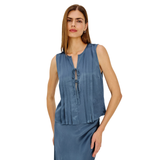 Aja Tie Front Top Atlantic