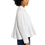 Loeli White Pleated Shirt