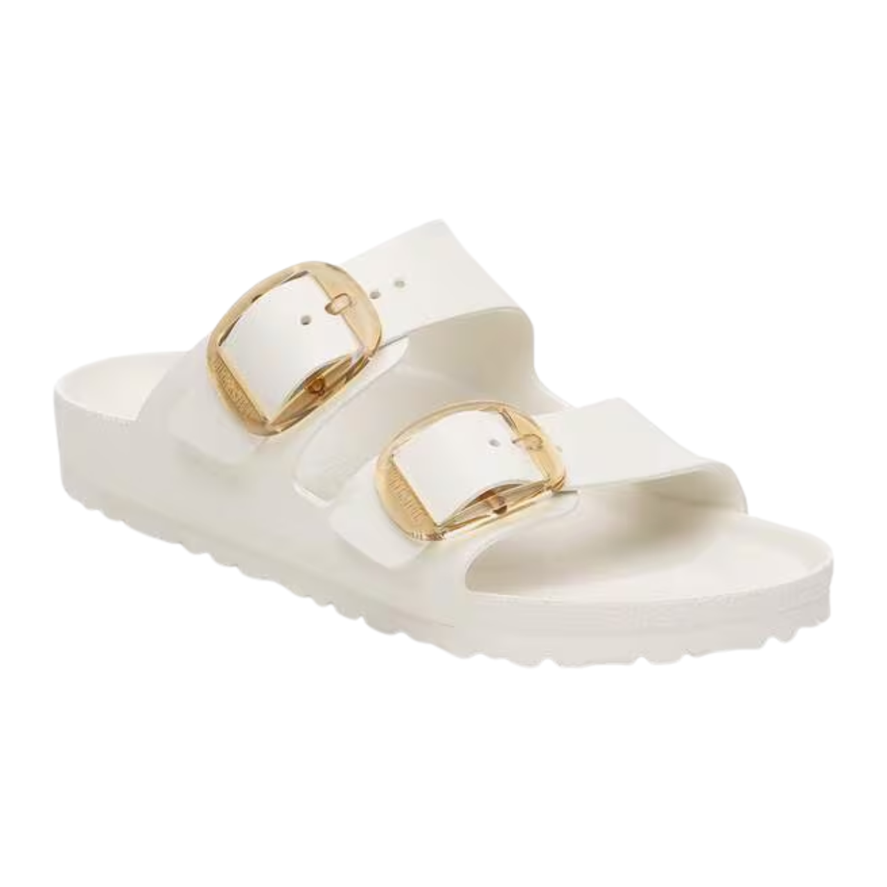 Arizona Big Buckle Sandals Eggshell