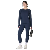 Breathe Easy L/S Top Navy