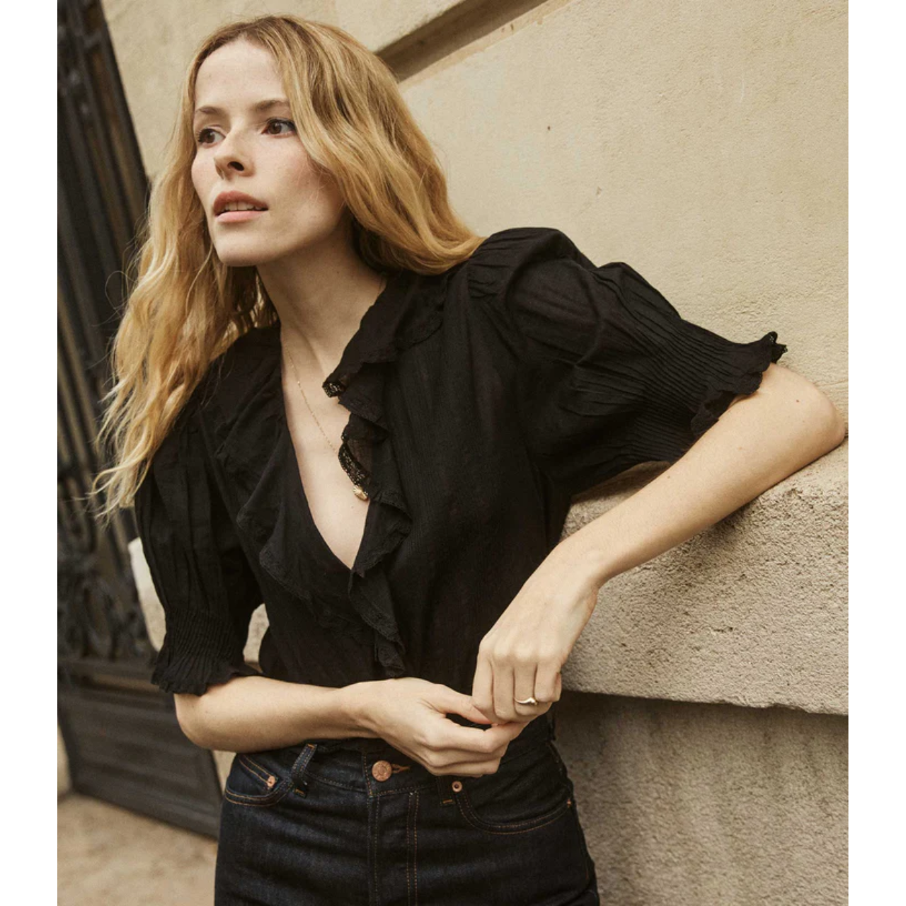 Henri Top Black