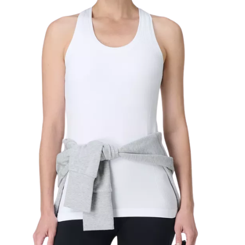 Athlete Seamless Workout Tank White