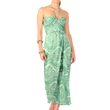 Collina Long Sage Dress