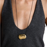 Julia Necklace Gold Black