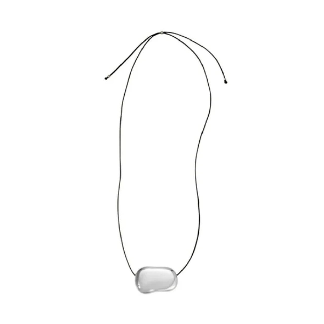 Julia Necklace Silver Black