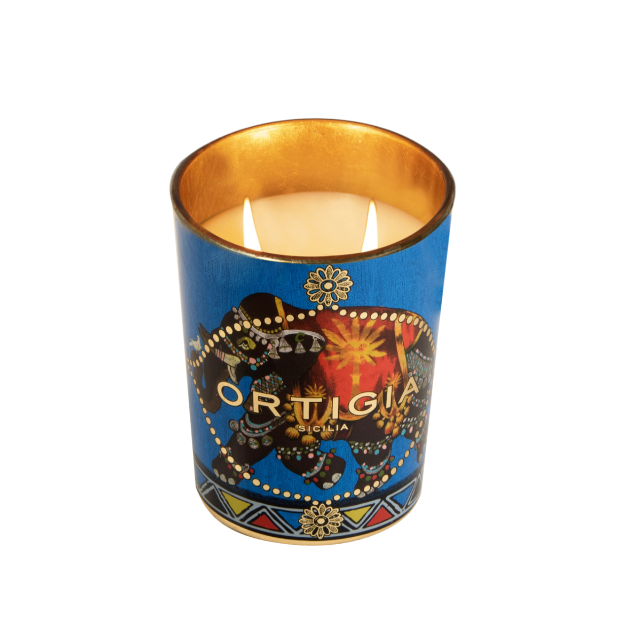 Sandalo Decorated Candle Medium