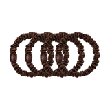 Back To Basis Skinny Scrunchies Brown