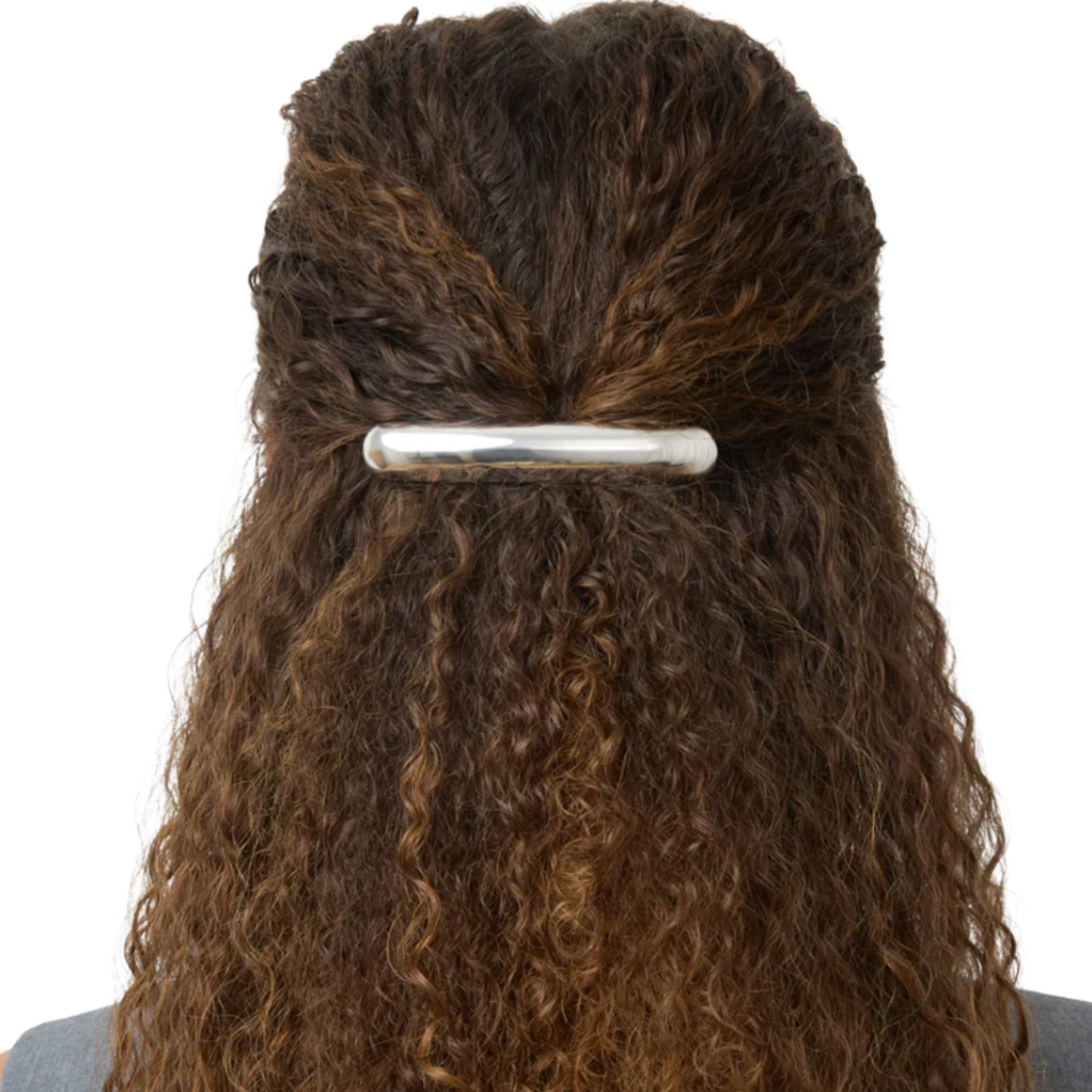 Molly Hair Barrette Silver