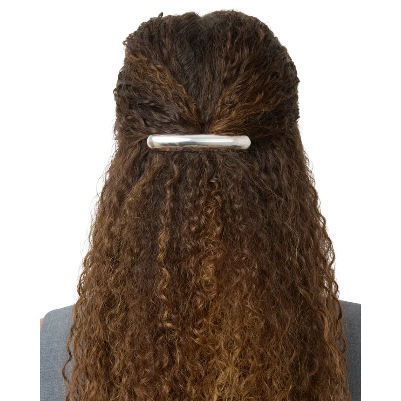 Molly Hair Barrette Silver