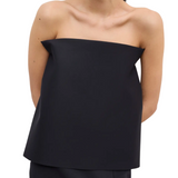 Square Tube Top Black