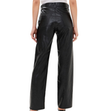 Faux Leather Shea Pants Black