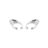 Spanish Steps Earrings Silver