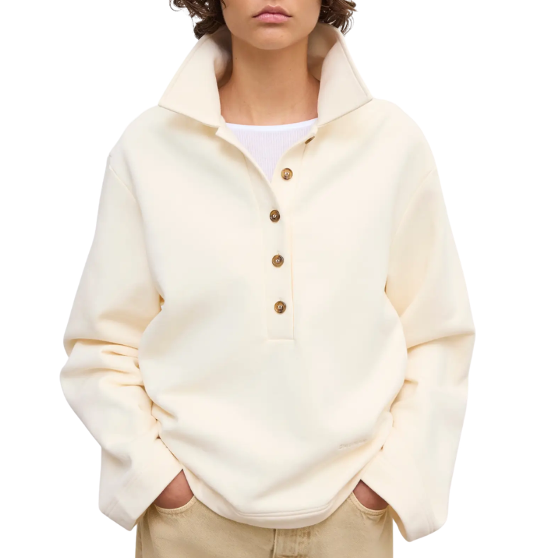 Polo Sweatshirt Cream